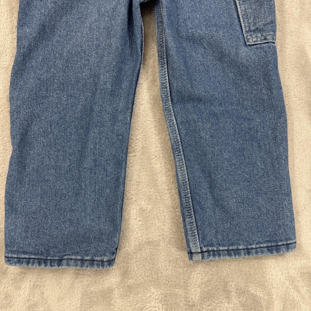 Dickies Bib Overalls Kids S Blue Denim Carpenter Play Farm Work School Casual - Picture 9 of 16